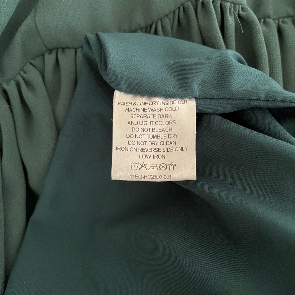 Joyfolie Forest Green Long Sleeve Maxi Dress - Picture 13 of 15